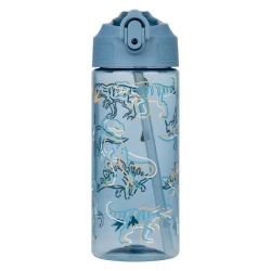 Tritán kulacs szívószállal, Dino, 500 ml