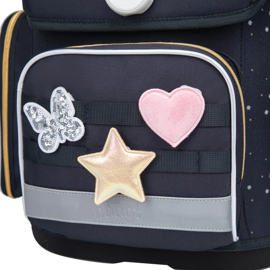 Baagl Ergo Unicorn Gold iskolatáska A-35591