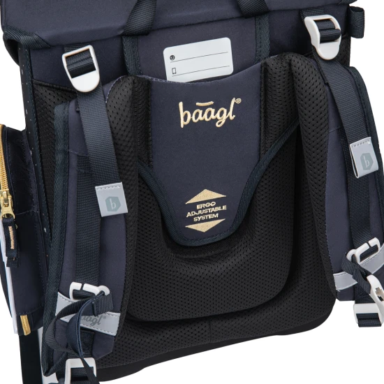 Baagl Ergo Unicorn Gold iskolatáska A-35591