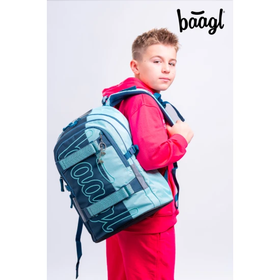 Baagl Gördeszkás benzin iskolai hátizsák A-36059