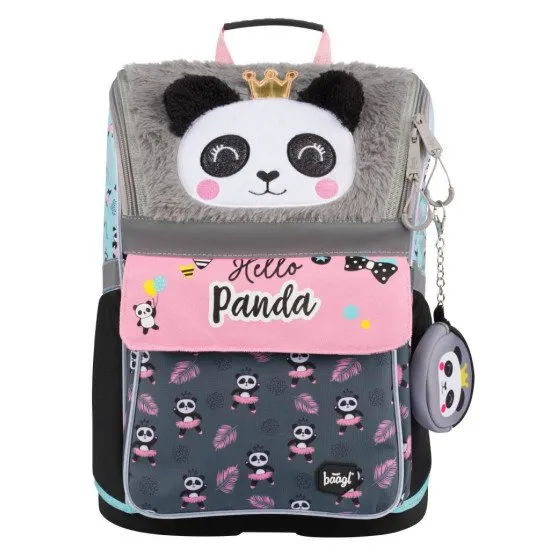 Baagl Zippy Panda iskolatáska A-7699