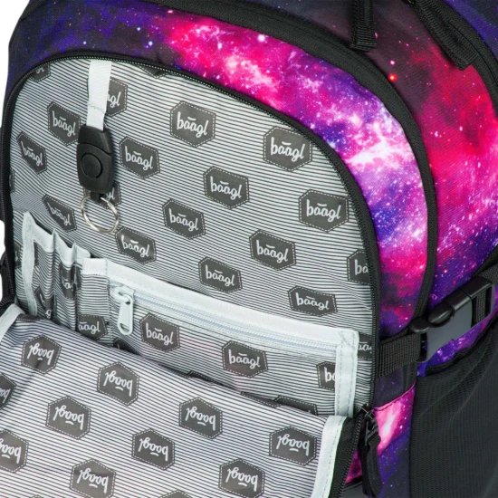 Baagl Skate Galaxy iskolatáska A-7766