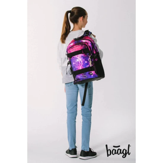 Baagl Skate Galaxy iskolatáska A-7766