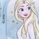 Frozen 2 iskolai hátizsák 42 cm - kék hátizsák Elsával lányoknak