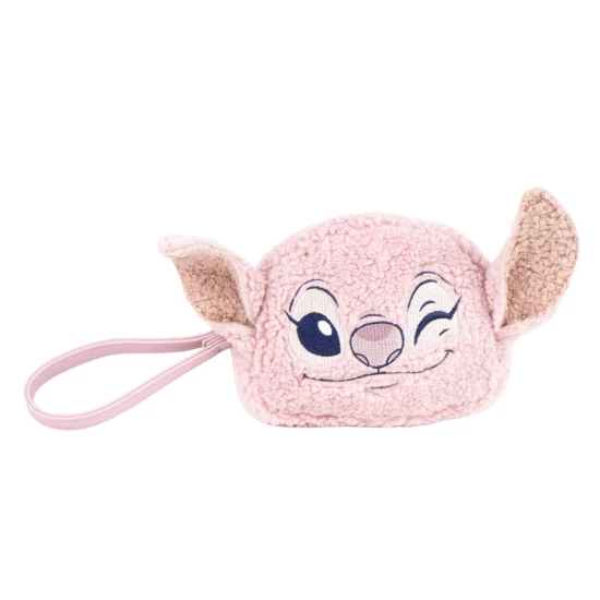 Stitch rózsaszín plüss kézitáska gyerekeknek