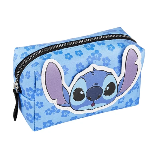 Stitch gyermek kozmetikai táska, kreatív játékra készen.