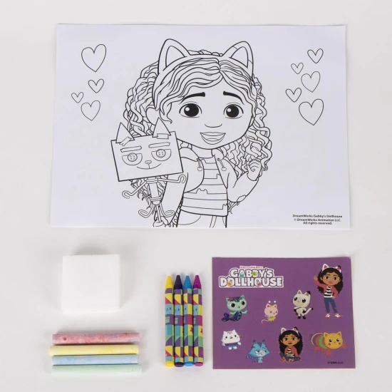 Gabby's Dollhouse kreatív utazókészlet gyerekeknek