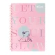Coolpack Spirál jegyzetfüzet A5 Stitch Pasztell Stitch Pastel B5 spirálfüzet Disney motívummal, pasztell színekkel, 100 oldal, ideális jegyzetekhez és naplóhoz