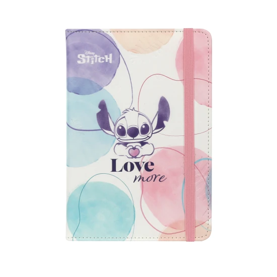 Coolpack Notebook A5 Stitch Pasztell Notebook A5 Stitch Pastel – elegáns, rugalmas szalaggal ellátott füzet gyerekeknek