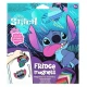 DIY mágnesek Stitch Blue - kreatív készlet mágnesek készítéséhez 10 színes fóliával és 4 mágnessel