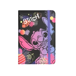 Notebook A5 Stitch Fekete Notebook A5 Stitch Fekete