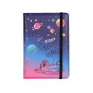 Chill Vibes notebook A5 Stitch Black