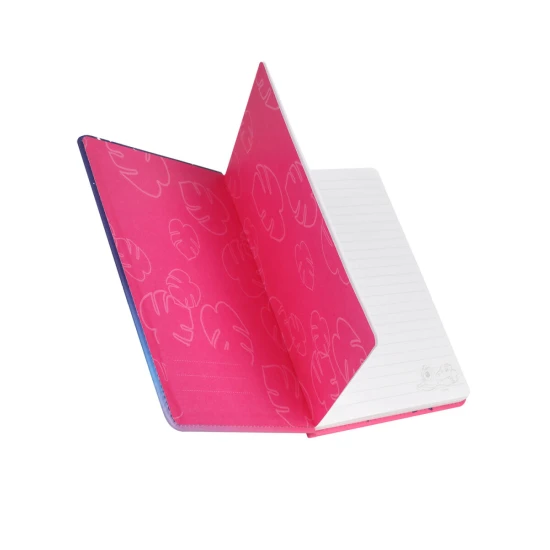 Coolpack Notebook Chill vibráció A5 Stitch Black Chill Vibes notebook A5 Stitch Black – elegáns, rugalmas szalaggal ellátott jegyzetfüzet gyerekeknek