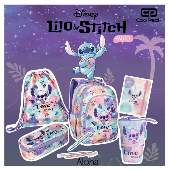Coolpack Tempera festékek Stitch Pastel 12 db Tempera színek Stitch Pastel 12 db - pasztell színek festéshez