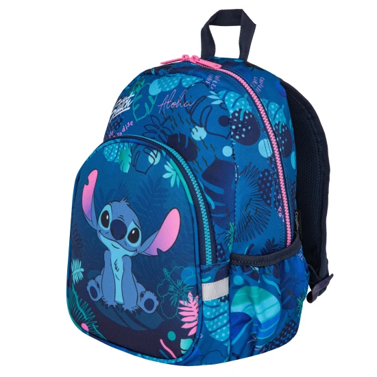 Coolpack Gyermek hátizsák Toby 33 cm Stitch Blue Toby Stitch Blue gyerek hátizsák állítható vállpántokkal és biztonsági síppal.