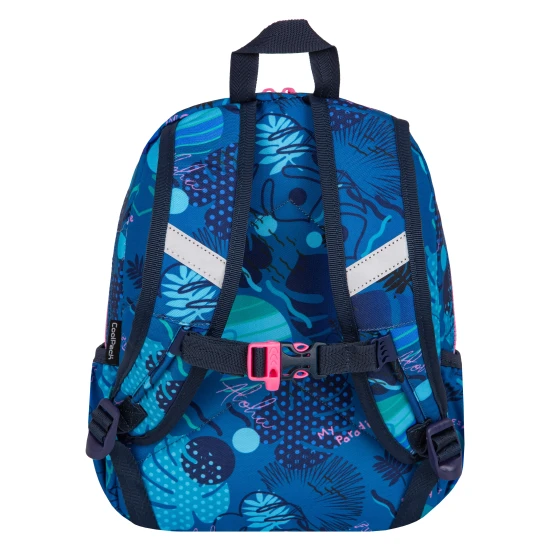 Coolpack Gyermek hátizsák Toby 33 cm Stitch Blue Toby Stitch Blue gyerek hátizsák állítható vállpántokkal és biztonsági síppal.