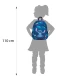 Coolpack Gyermek hátizsák Toby 33 cm Stitch Blue Toby Stitch Blue gyerek hátizsák állítható vállpántokkal és biztonsági síppal.