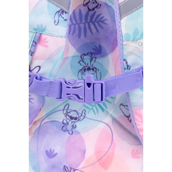Coolpack Gyermek hátizsák Toby 33 cm Stitch Pastel Toby Stitch Pastel gyerek hátizsák állítható vállpántokkal és biztonsági síppal.
