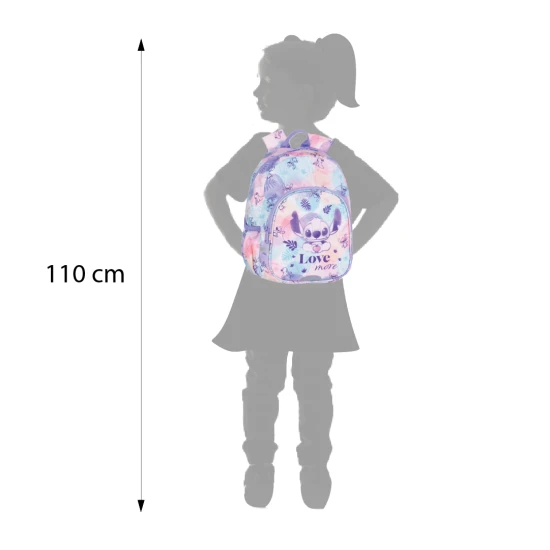 Coolpack Gyermek hátizsák Toby 33 cm Stitch Pastel Toby Stitch Pastel gyerek hátizsák állítható vállpántokkal és biztonsági síppal.