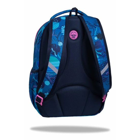 Coolpack Prime Stitch Blue iskolatáska két rekesszel és párnázott vállpántokkal.