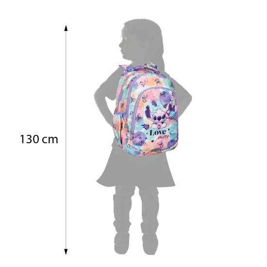 Coolpack Prime Stitch Pastel iskolatáska két rekesszel és párnázott vállpántokkal.