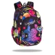 Coolpack Prime Stitch Fekete iskolatáska két rekesszel és párnázott vállpántokkal.