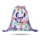 Stitch Pastel sporttáska Stitch illusztrációval, pasztell színekkel és dupla húzózsinórral a hordozáshoz