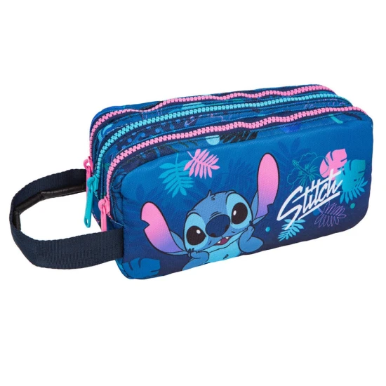 Coolpack tolltartó Primus Stitch Blue Primus Stitch Blue tolltartó - praktikus szervező három rekesszel és kontrasztos cipzárral.