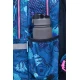 Iskolatáska Rider 43 cm Stitch Blue tágas rekesszel, zsebbel egy laptopnak és egy ivópalacknak.