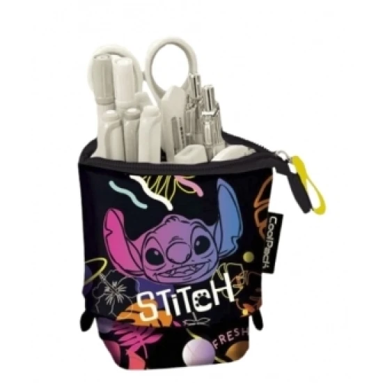 Stitch Black tolltartó - egy aranyos Stitch tolltartó, amely tolltartóvá változik