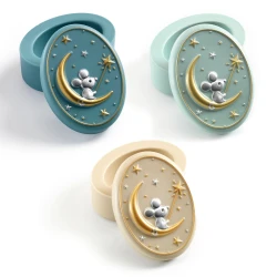 Fogkefetartó doboz pasztell színben