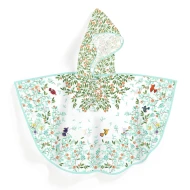 Esőkabát virágok és madarak