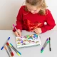 Eatsleepdoodle Pillangós Színező és Mosható Tolltartó BTPEN