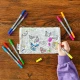 Eatsleepdoodle Pillangós Színező és Mosható Tolltartó BTPEN