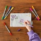 Eatsleepdoodle Pillangós Színező és Mosható Tolltartó BTPEN