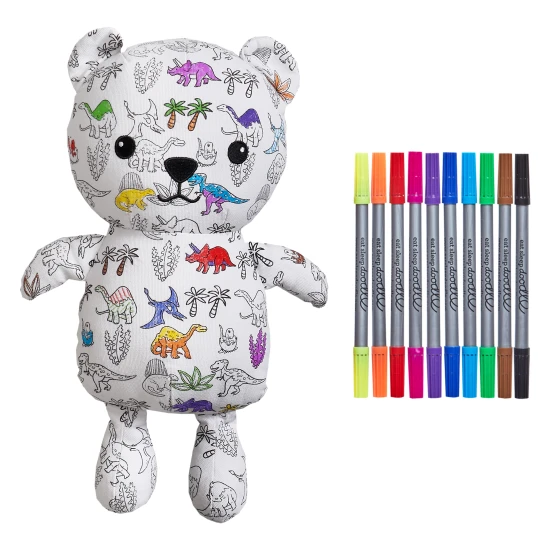 Eatsleepdoodle Artie a mackó Színezős és mosható Dino DINBEAR