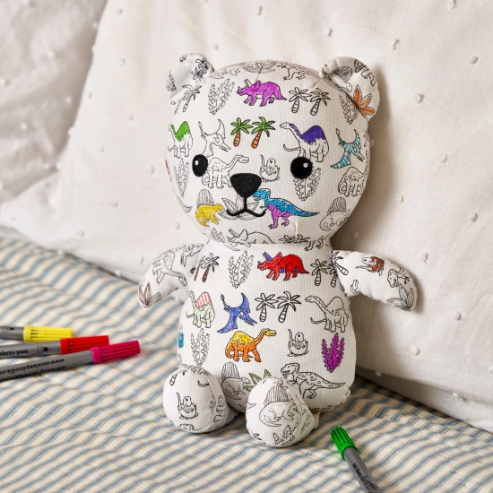 Eatsleepdoodle Artie a mackó Színezős és mosható Dino DINBEAR
