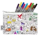 Eatsleepdoodle Mese és legendák Színező és mosható tolltartó FTPEN