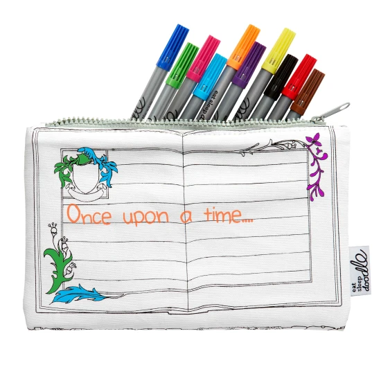 Eatsleepdoodle Mese és legendák Színező és mosható tolltartó FTPEN