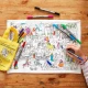 Eatsleepdoodle Színező tányéralátét Fairytales & legends Színezd ki és mosd ki FTPTG