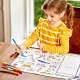 Eatsleepdoodle Színező tányéralátét World map Fesd és mosd! MAPPTG
