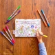 Eatsleepdoodle Sellő Színező és Mosható Tolltartó MERPEN
