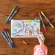 Eatsleepdoodle Színező és Mosható Tolltartó Space explorer SPPEN