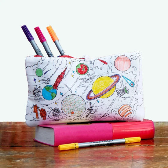 Eatsleepdoodle Színező és Mosható Tolltartó Space explorer SPPEN