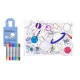 Eatsleepdoodle Színező tányéralátét Space explorer Fesd és mosd SPPTG
