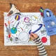 Eatsleepdoodle Színező tányéralátét Space explorer Fesd és mosd SPPTG