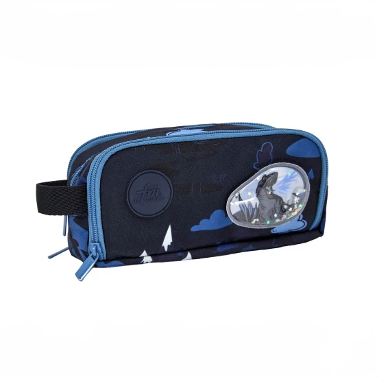A kiváló minőségű Dinosaur Dark Blue tolltartó minden iskolás számára elengedhetetlen.