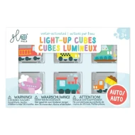 Szenzorikus világító kockák vízbe Autók