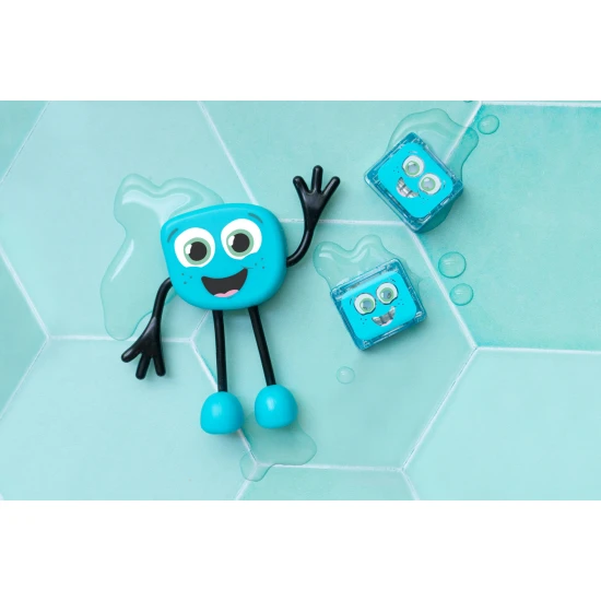 Glo Pals Set Blair figura és 2 szenzoros vizesblokk - világító fürdőjáték gyerekeknek.