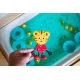Glo Pals Set Daniel Tiger figura és 2 szenzoros vizesblokk - világító fürdőjáték gyerekeknek.